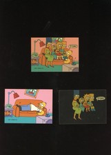 1993 SKYBOX * THE SIMPSONS SERIES 1 PROMO CARD SET B1 & C1 RARE * COUCH SET  picture