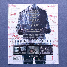 2005 Atari Indigo Prophecy Vintage Print Ad Retro Game Promo Wall Art picture