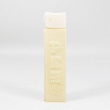 VTG Original Pez Candy Regular Dispenser White Flip Top Cigarett Lighter No Feet picture