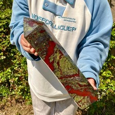 10LB Natural dragon blood stone crystal pillar obelisk meditation healing stone picture