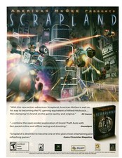 American McGee Scrapland Xbox PC 2005 Video Game Ad Art Print Promo Rare picture
