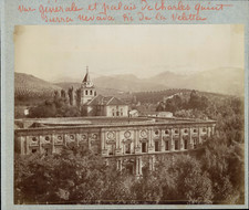 Spain, Granada, Palacio de Carlos V Vintage Albumen Print Albumen Print picture