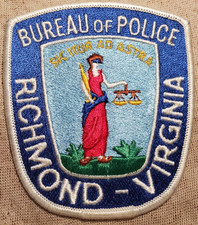 VA Richmond Virginia Police Shoulder Patch picture