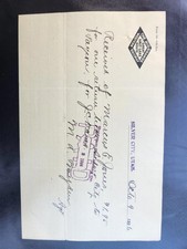 Vintage 1906 Rio Grande Southern Railroad Receipt - Collectible Historical Memor picture