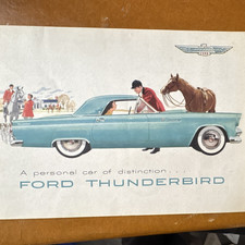 1954 Ford Thunderbird Sales Brochure Folder 
