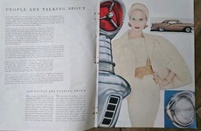 1955 Women's fashion and Oldsmobile Cadillac Chevrolet Cars 6 Page vintage Ad  picture