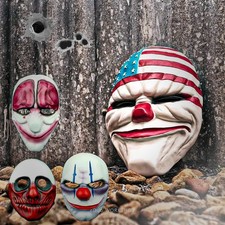 Game PAYDAY 2 The Heist Dallas Mask Resin Prop Halloween Cosplay Full Face Mask  picture