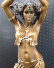 Bronze Sculpture Female Statue Nude Figure  picture