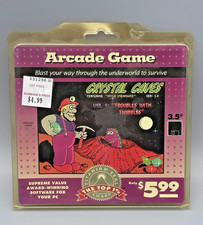 Crystal Caves Troubles with Twibbles 3.5 Inch Disk Titanium Seal Video Game picture