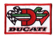 Vintage Retro Ducati Flying D Cloth Patch Badge Motorcycle GP Racing Superbike picture