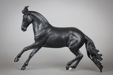 CUSTOM Breyer Criollo Stallion Horse ~ Dapple Black ~ Dan Van’s Custom picture