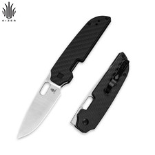 Kizer Varatas Drop Point Folding Knife Nitro-V Blade Carbon Fiber Handle V3637A2 picture