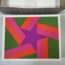 VTG Irene Dash Xmas/New Years Greeting Card Stan Brod “Star” MCM Colorful picture