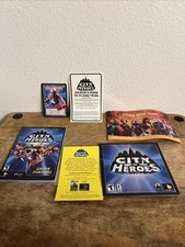 City of Heroes NcSoft PC Cd-Rom 2 Discs Set W/ Manual & Collectible Card picture