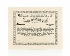 CERTIFICATE- 8th Air Force 25 missions, WW II, B-17 Flying Fortress EPH-0110 picture