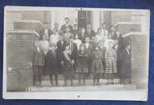 RPPC Cordell Oklahoma Student School Class 1913 Postcard picture