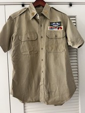 Vintage US Army Infantry Uniform Shirt Pants CIB Staff Sergeant Ribbons WWII Era picture