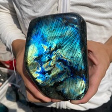 2.9lb Natural Labradorite Quartz Crystal Mineral Specimen Spectrolite Healing picture