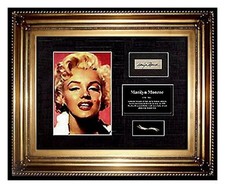 MARILYN MONROE Hair LOCK photo autograph letter CHARITY Signed COA Memorabilia picture