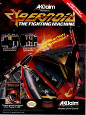 1989 CYBERNOID GAME PRINT AD,  SPACE FIGHTING SOFTWARE COMPUTER GAME  PRINT AD picture