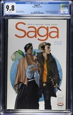 Saga #1 CGC 9.8 Vaughan Staples Image Comics Image Comics 2012 1st Print picture