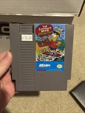 The Simpsons Bart vs the Space Mutants Video Game Nintendo NES 1985 Tested picture