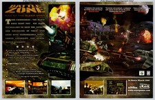 Battlezone Rise Black Dogs Nintendo Warfare Tank Promo 2000 2Page Advertisement picture