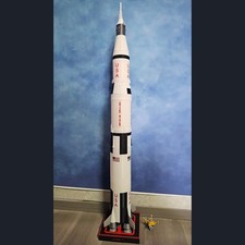 1/96 1/100 US NASA Saturn V Rocket Big 3D Model Finished Completed Painted picture
