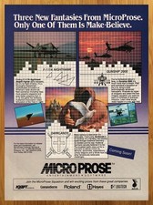 1990 F-117A Nighthawk/Gunship 2000/Darklands PC Print Ad/Poster Computer Games picture