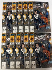 Amazing Spider-Man #330 x10 Copies 1990 PUNISHER Marvel 1st Print *Q5 picture