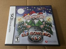 Elf Bowling 1 & 2 Nintendo DS 2005 Complete W/ All Inserts Tested Authentic picture