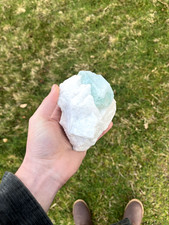 Enormous Aquamarine Specimen in Albite/nearly 2lbs (885 grams)/ from estate sale picture