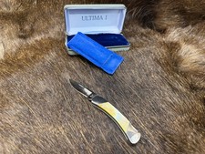 Buck ULTIMA I 507 Lockback Knife With Mother of Pearl Handles - Mint In Box 