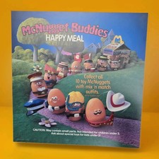 1988 McDonald's McNugget Buddies Happy Meal Translite sign 21.75