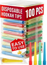 100Pcs Hookah Tips Disposable - Individually Wrapped - Hygienic Hookah Mouth Tip picture