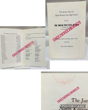1961 North Kansas City High School Missouri Play “The Thread That Runs So True” picture