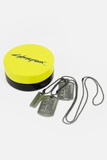 Cyberpunk 2077 Johnny Silverhands Dog Tags & Case Replica Official CDPR 2026 NEW picture