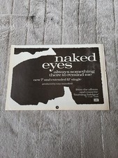 TPGM23 ADVERT 5X8 NAKED EYES : 'ALWAYS SOMETHING THERE TO REMIND ME' SINGLE picture