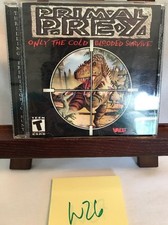 Primal Prey PC CD 18 Powerful Weapons Including a Rail Gun Dinosaurs FREE S/H picture