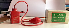 Vintage 1930s-1950s Singer Skirt Marker ONLY in Original Box with Original Chalk picture