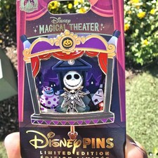 Disney 2026 Magical Theater Jack Skellington NBC Pin 10 of 12 LE 4500  picture