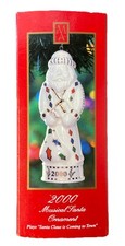 Madison Avenue Porcelain 2000 Musical Santa Ornament picture