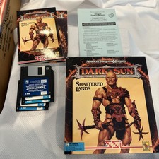 DUNGEONS & DRAGONS DARK SUN SHATTERED LANDS SSI COMPLETE 5 DISKS and 2 BOOKS picture