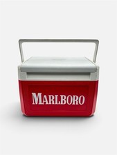 Vintage 1990s Marlboro Advertising Promo Red Coleman Cooler picture