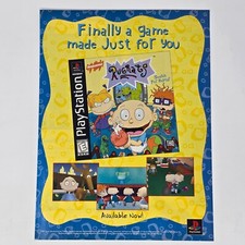 Rugrats Search for Reptar PlayStation 1 PS1 Finally Print Ad/Poster Promo Art picture