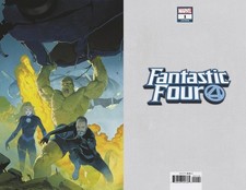 Fantastic Four Vol 6 #1 Cover W Incentive Esad Ribic Virgin Cover Near Mint picture