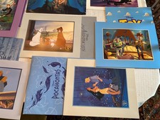 VINTAGE DISNEY STORE LOT OF 12 LITHOGRAPH PRINTS - PERFECT FOR A NURSERY / CHILD picture