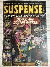 Suspense #14 1952 Atlas Pre-Code Horror Heath Needle Cover A-Bomb Panels picture