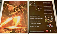 Macross VF-X 2 - Vintage 2-Page Mech Gaming Print Ad / Poster / Wall Art - MINT picture