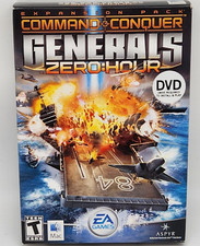 NEW COMMAND CONQUER GENERALS ZERO HOUR EXPANSION SEALED MAC OS MACPLAY MACINTOSH picture